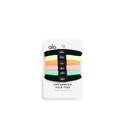 Alo Yoga Untangled Hair Tie 6-Pack Haargummi Damen Mehrfarbig | UONCHT590