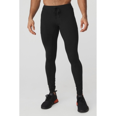 Alo Yoga Warrior Compression Hose Herren Schwarz | HENSLC502