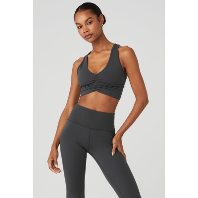 Alo Yoga Wild Thing BHs Damen Grau | DPISBQ237