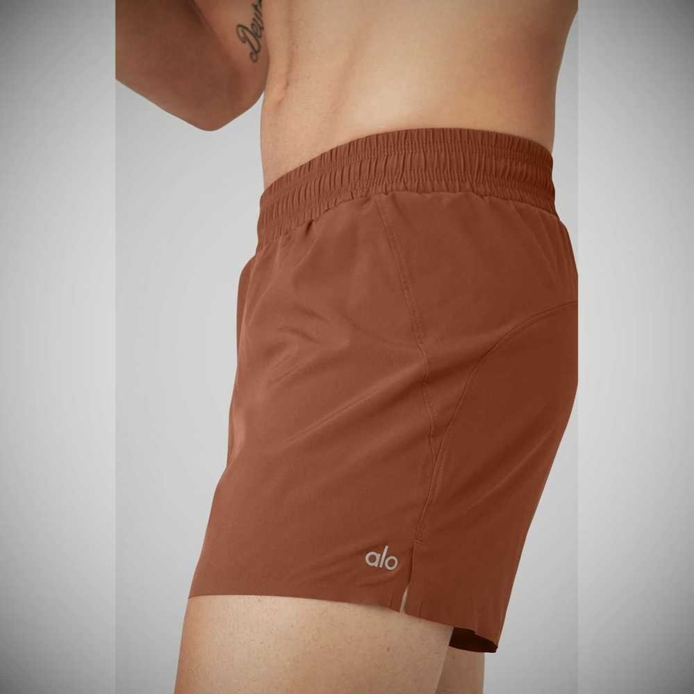 Alo Yoga 5'' Adapt Lauf Kurze Hose Herren Rust | GFZROA037