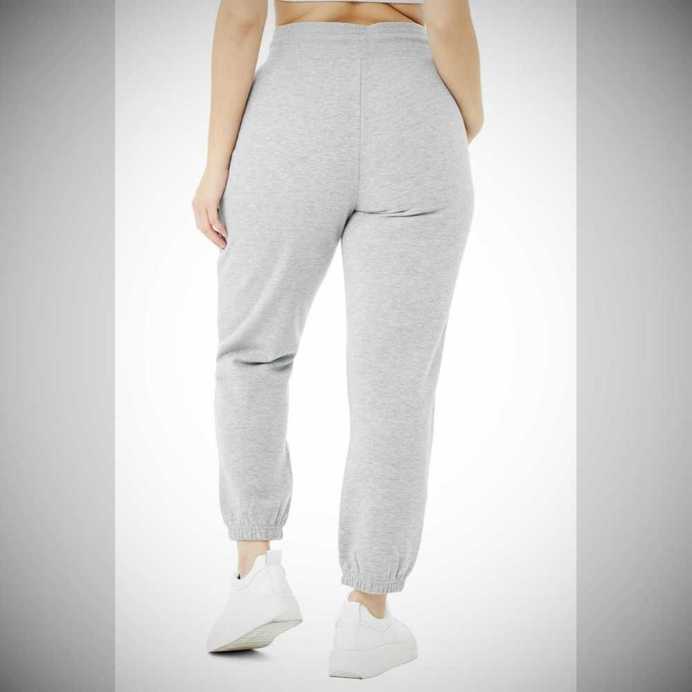 Alo Yoga 7/8 Easy Sweathose Damen Grau | ELMHWG159