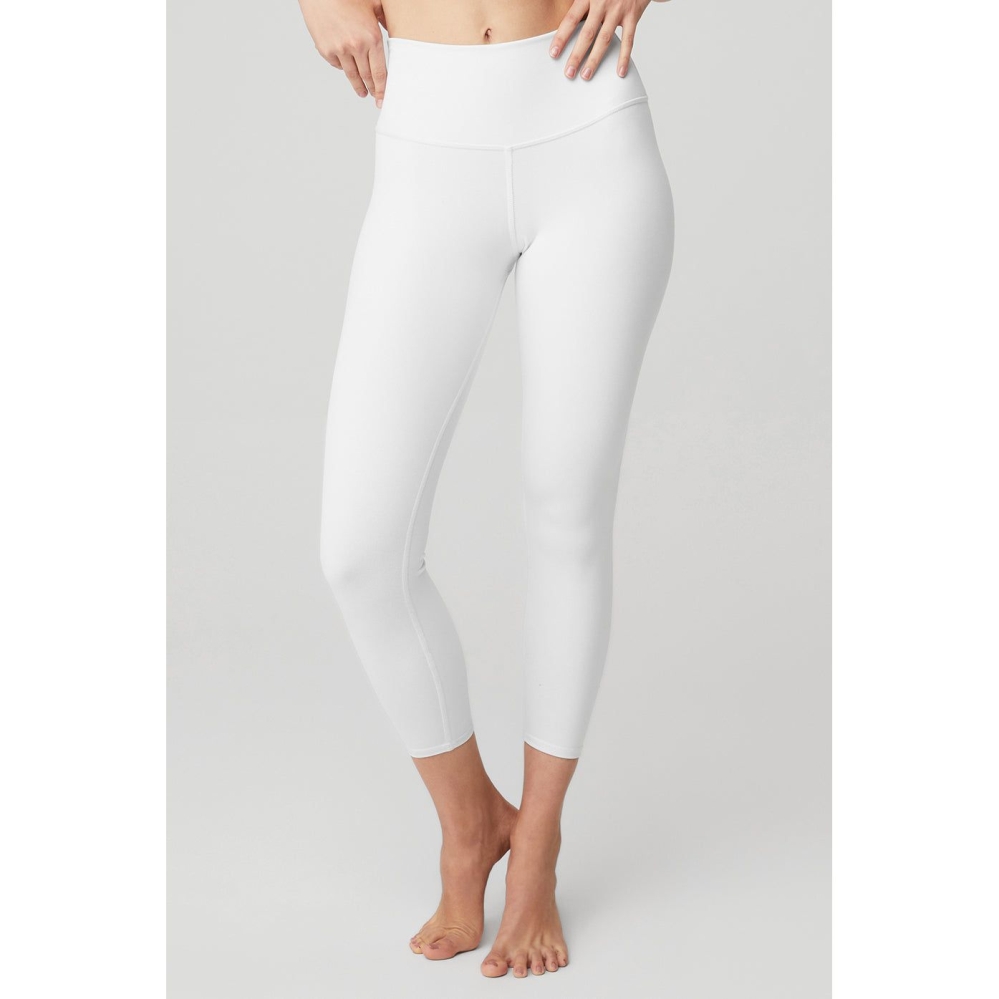 Alo Yoga 7/8 High-Taille Airbrush Leggings Damen Weiß | TBRYFH845