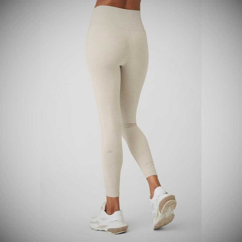 Alo Yoga 7/8 High-Taille Airbrush Leggings Damen Beige | VZUANJ083