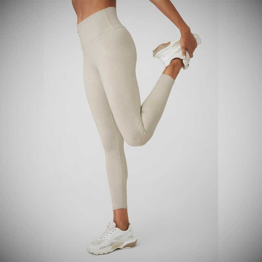 Alo Yoga 7/8 High-Taille Airbrush Leggings Damen Beige | VZUANJ083