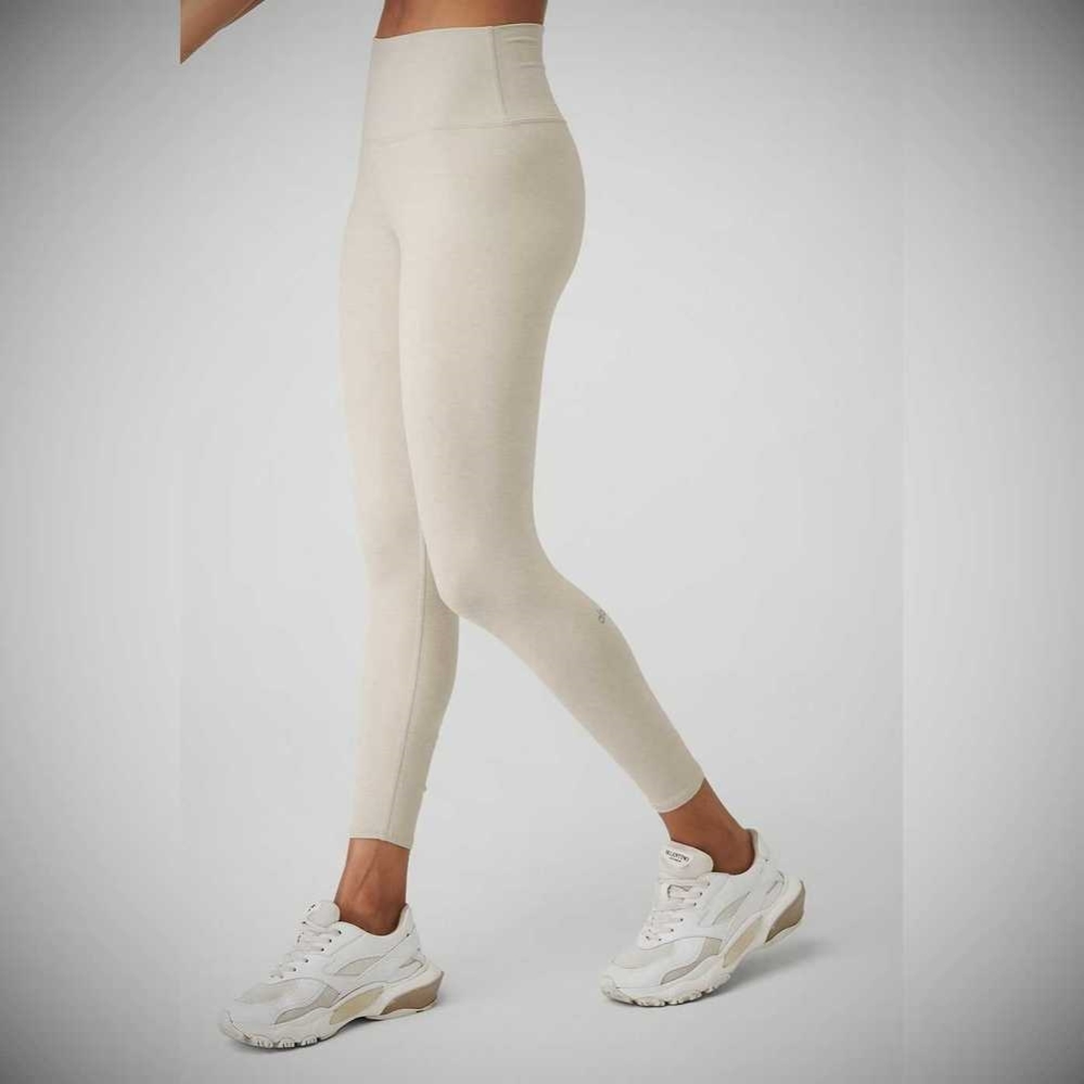 Alo Yoga 7/8 High-Taille Airbrush Leggings Damen Beige | VZUANJ083