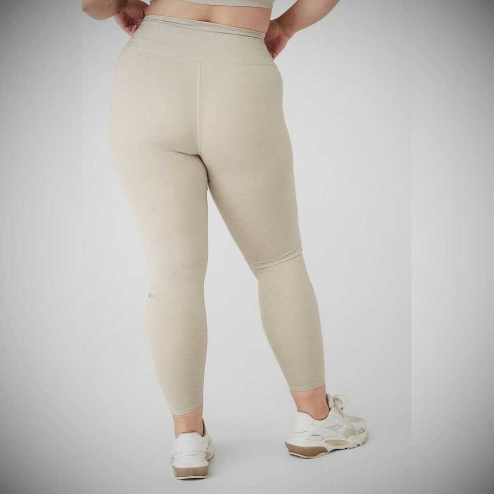 Alo Yoga 7/8 High-Taille Airbrush Leggings Damen Beige | VZUANJ083