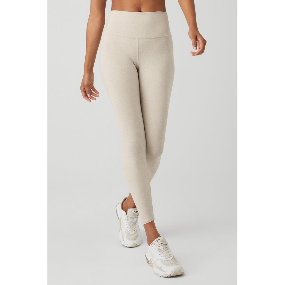 Alo Yoga 7/8 High-Taille Airbrush Leggings Damen Beige | VZUANJ083