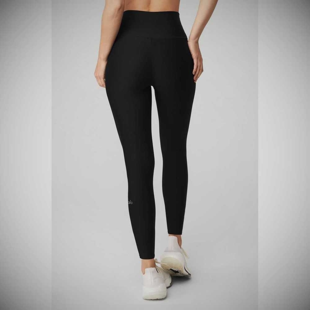 Alo Yoga 7/8 High-Taille Airlift Leggings Damen Schwarz | BQVYOF301