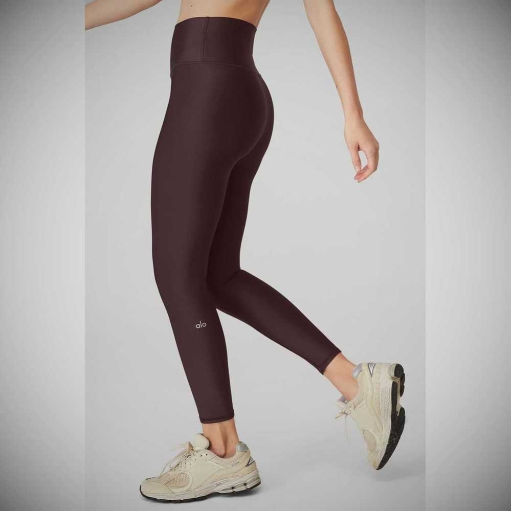 Alo Yoga 7/8 High-Taille Airlift Leggings Damen Lila Grau | BZCTND729