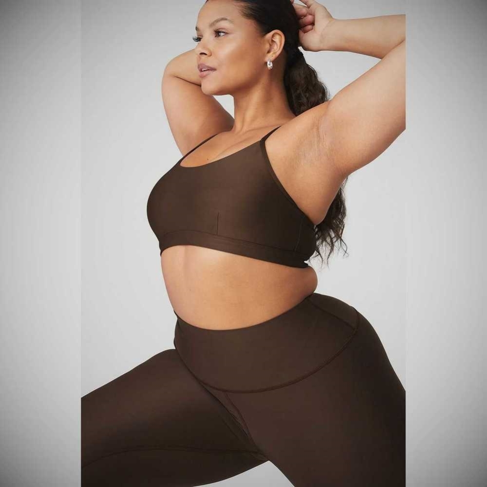 Alo Yoga 7/8 High-Taille Airlift Leggings Damen Kaffee | MBSOGJ864