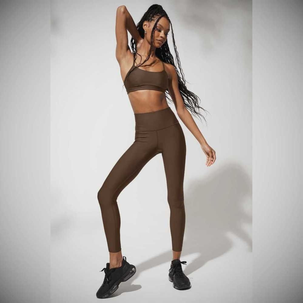 Alo Yoga 7/8 High-Taille Airlift Leggings Damen Kaffee | MBSOGJ864