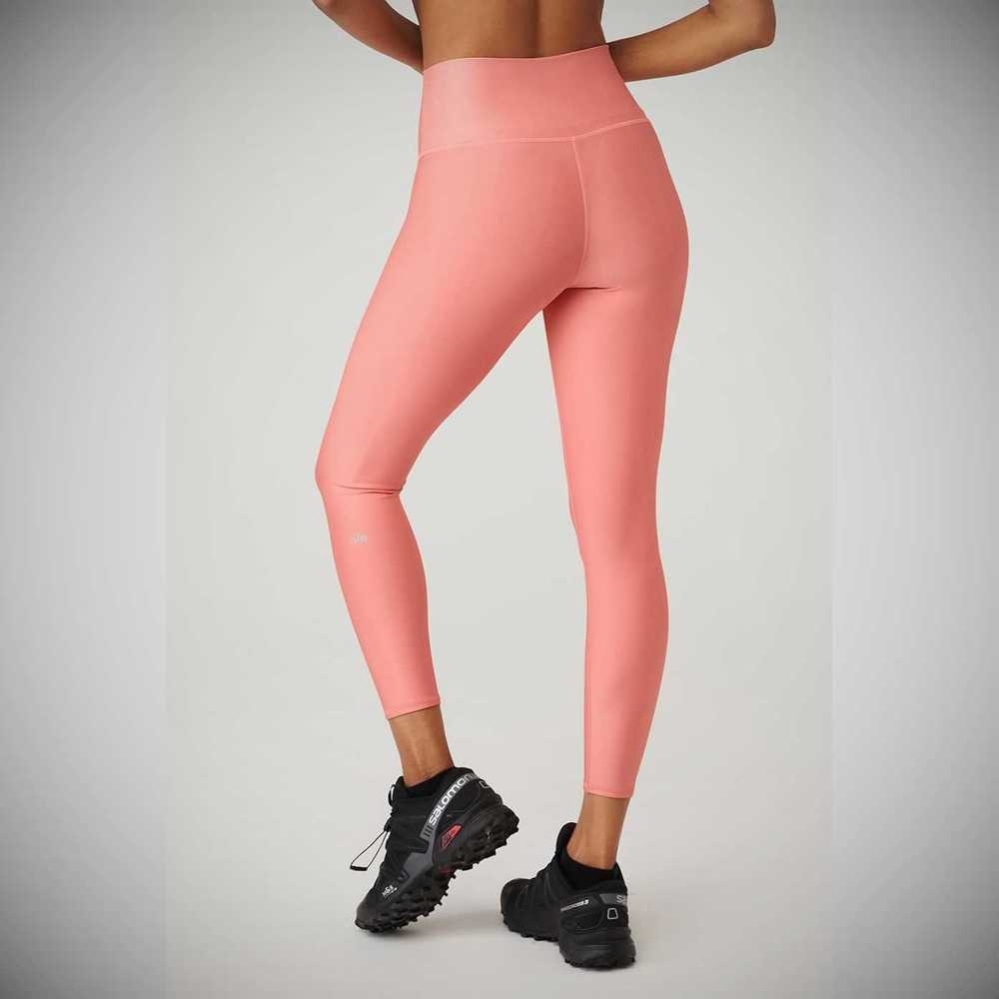 Alo Yoga 7/8 High-Taille Airlift Leggings Damen Rosa | YJIDPA536