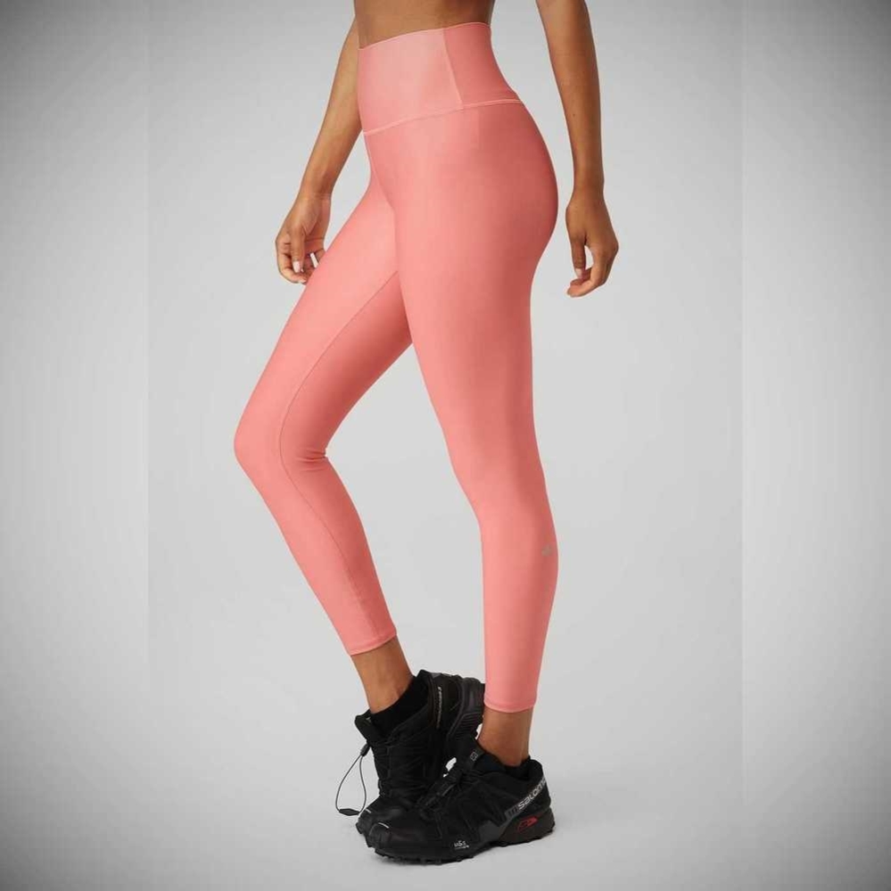 Alo Yoga 7/8 High-Taille Airlift Leggings Damen Rosa | YJIDPA536