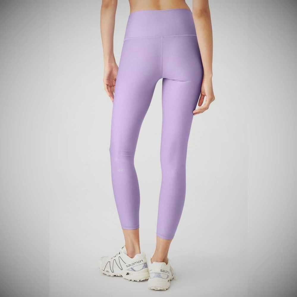 Alo Yoga 7/8 High-Taille Airlift Leggings Damen Lila | ZHRIAG796