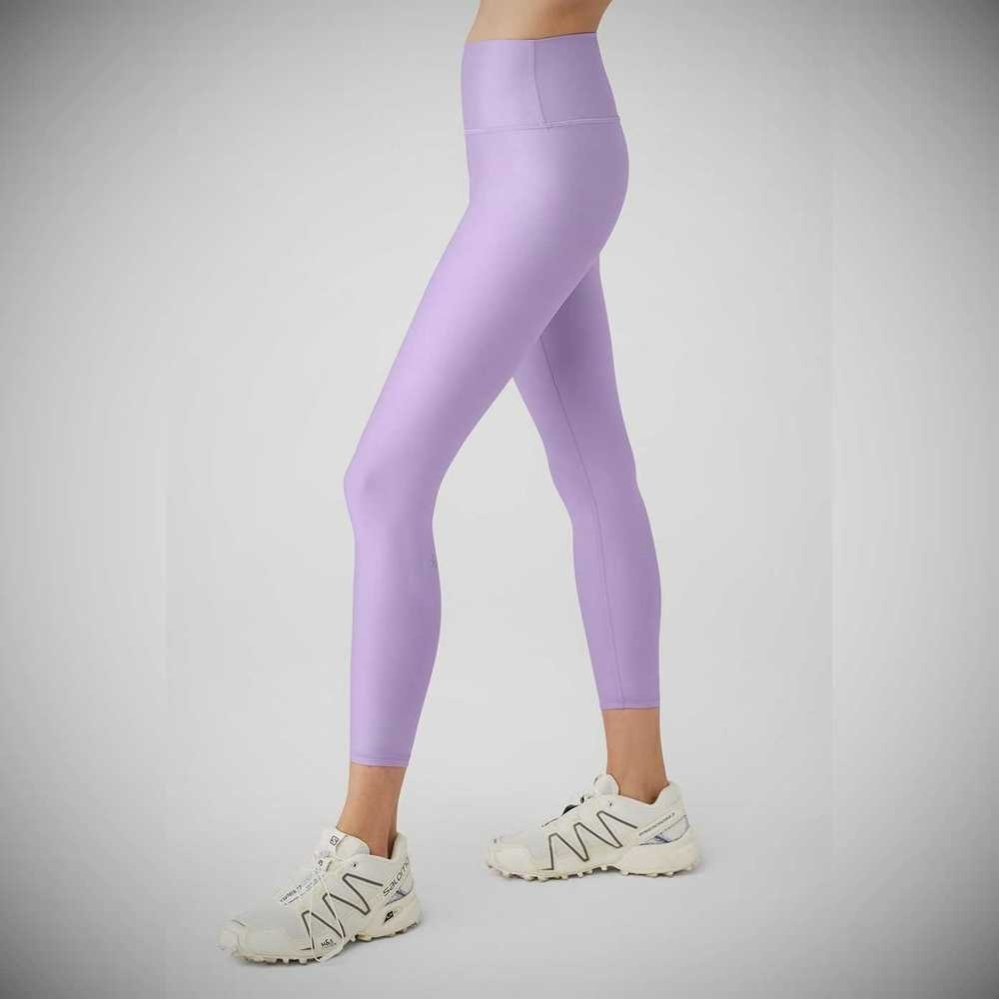 Alo Yoga 7/8 High-Taille Airlift Leggings Damen Lila | ZHRIAG796