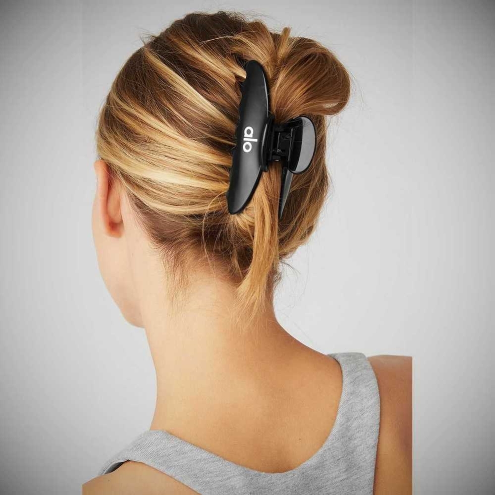 Alo Yoga 90's Claw Clip Haargummi Damen Schwarz | QFTRSA729