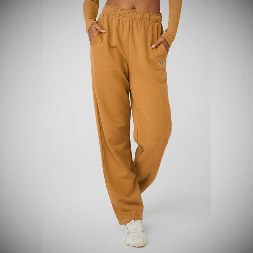 Alo Yoga Accolade Gerade Leg Sweathose Damen Toffee | AKFZXQ705