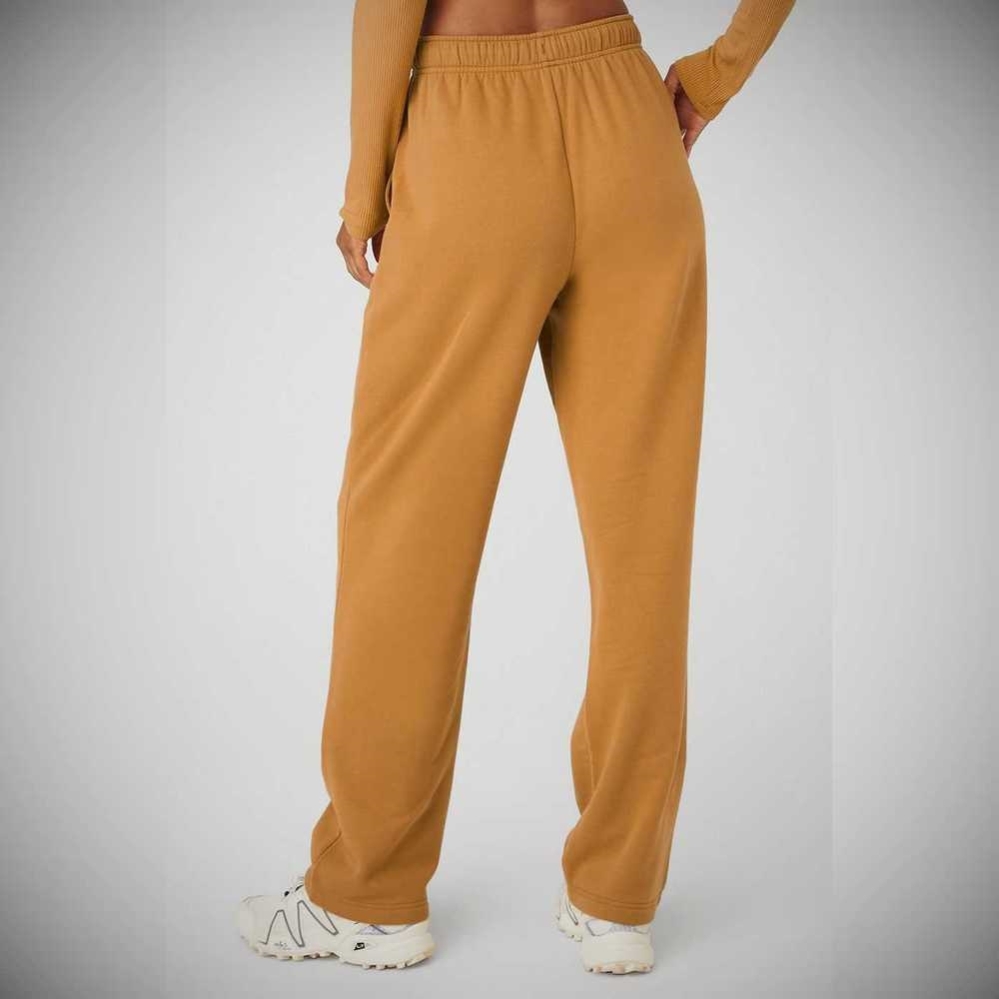 Alo Yoga Accolade Gerade Leg Sweathose Damen Toffee | AKFZXQ705