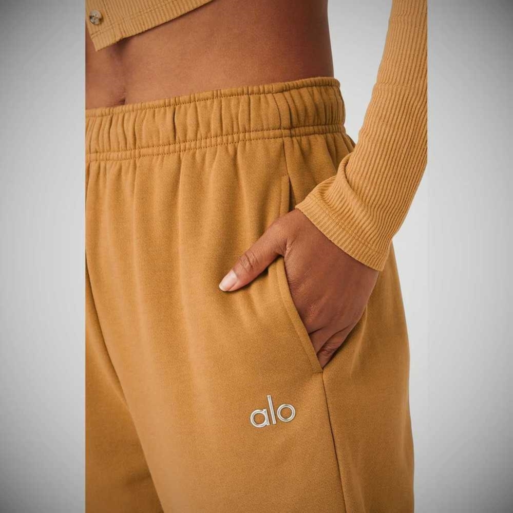 Alo Yoga Accolade Gerade Leg Sweathose Damen Toffee | AKFZXQ705