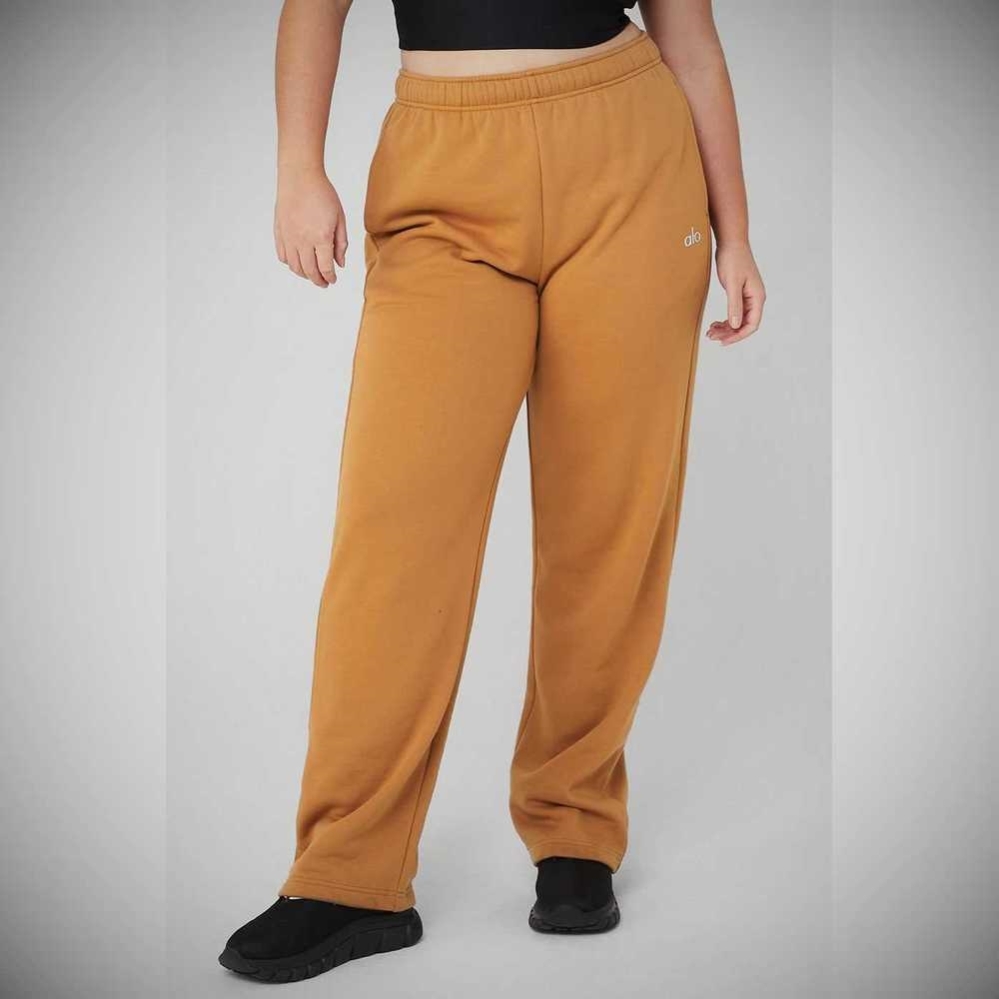 Alo Yoga Accolade Gerade Leg Sweathose Damen Toffee | AKFZXQ705