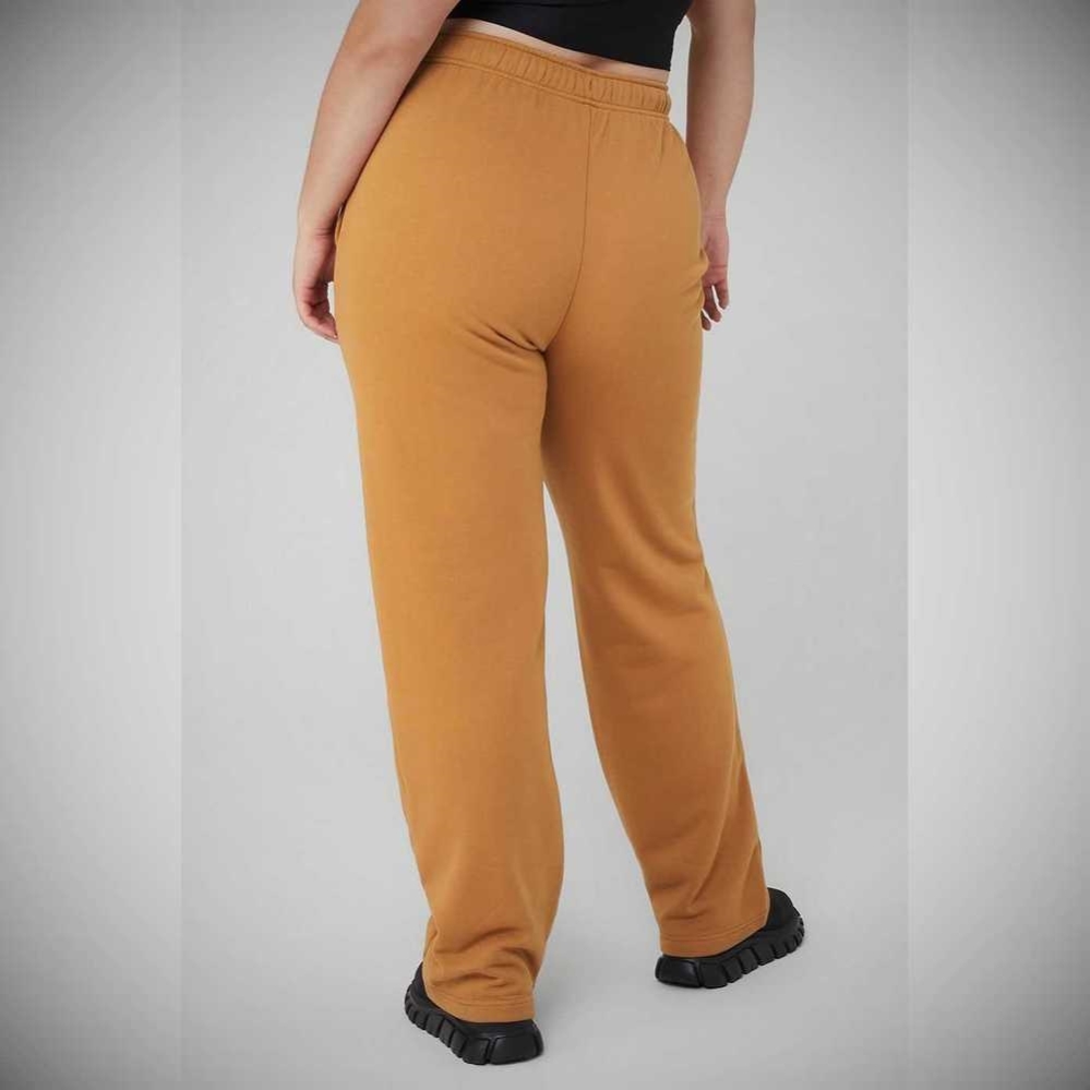 Alo Yoga Accolade Gerade Leg Sweathose Damen Toffee | AKFZXQ705