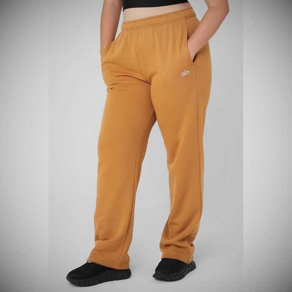 Alo Yoga Accolade Gerade Leg Sweathose Damen Toffee | AKFZXQ705