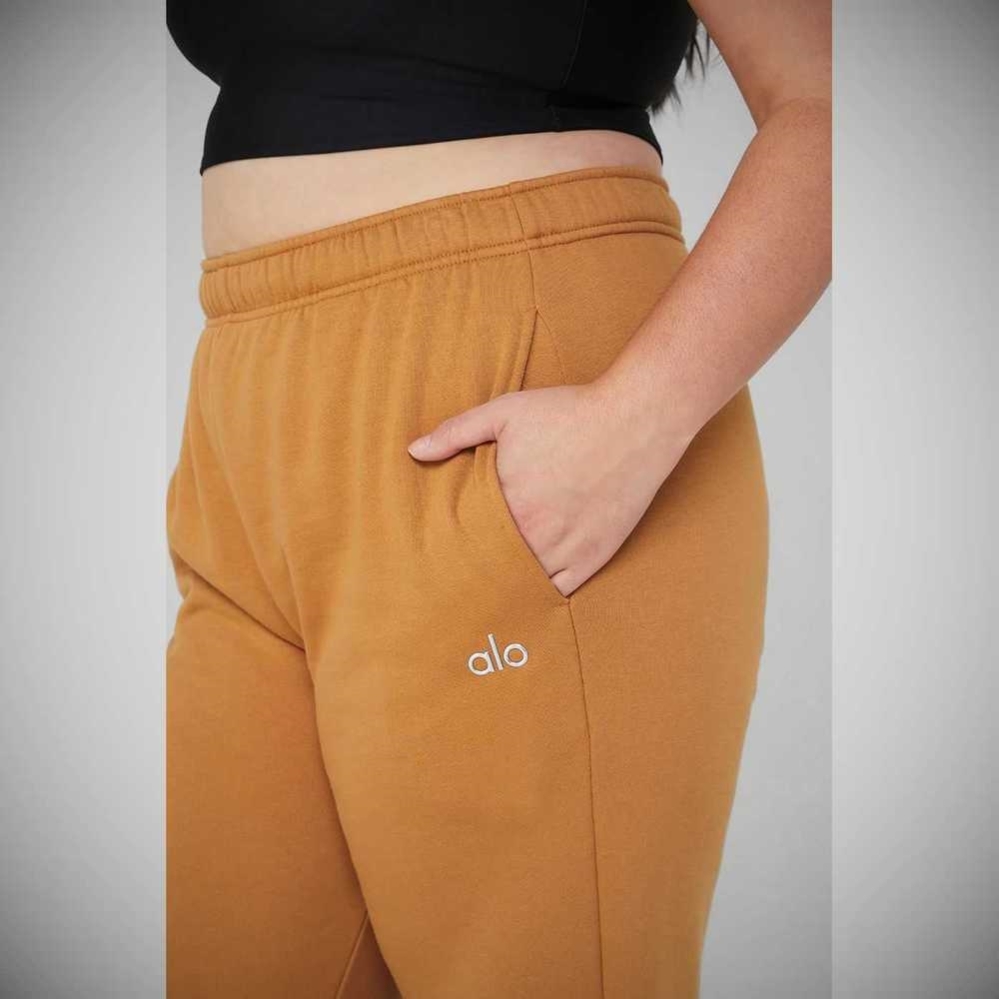 Alo Yoga Accolade Gerade Leg Sweathose Damen Toffee | AKFZXQ705