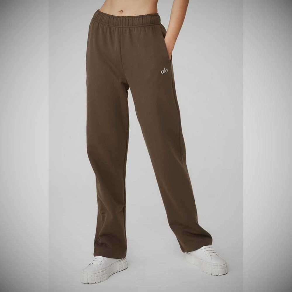 Alo Yoga Accolade Gerade Leg Sweathose Damen Kaffee | EBVPON726