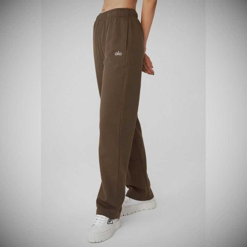 Alo Yoga Accolade Gerade Leg Sweathose Damen Kaffee | EBVPON726