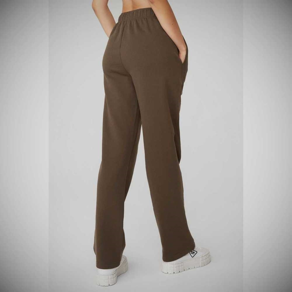 Alo Yoga Accolade Gerade Leg Sweathose Damen Kaffee | EBVPON726