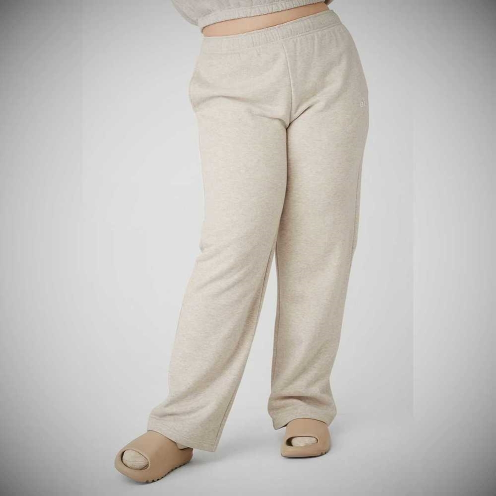 Alo Yoga Accolade Gerade Leg Sweathose Damen Beige | EJSNWO193