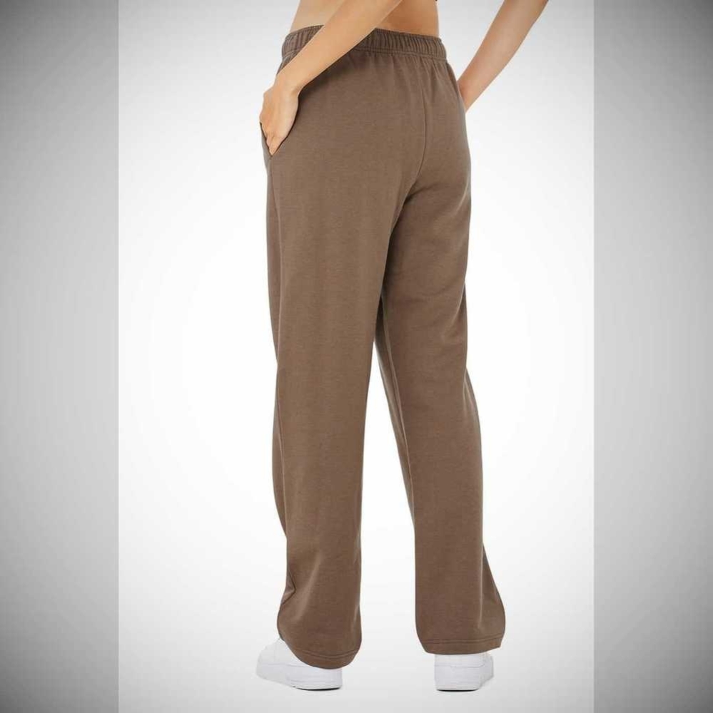 Alo Yoga Accolade Gerade Leg Sweathose Damen Kaffee | QSCYBJ645