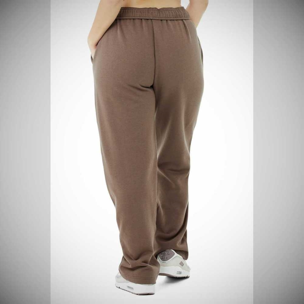 Alo Yoga Accolade Gerade Leg Sweathose Damen Kaffee | QSCYBJ645