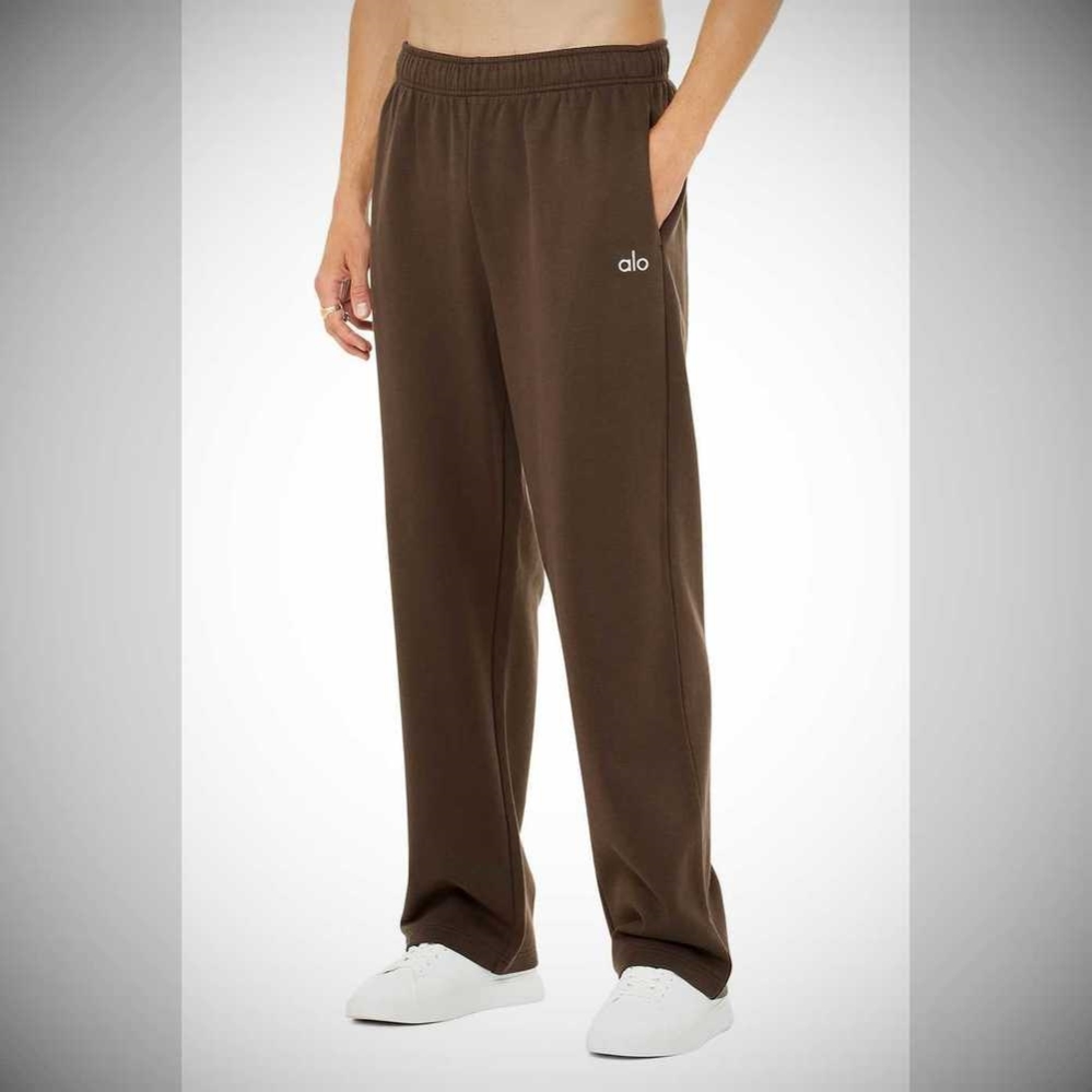 Alo Yoga Accolade Gerade Leg Sweathose Herren Kaffee | GIKFYN619