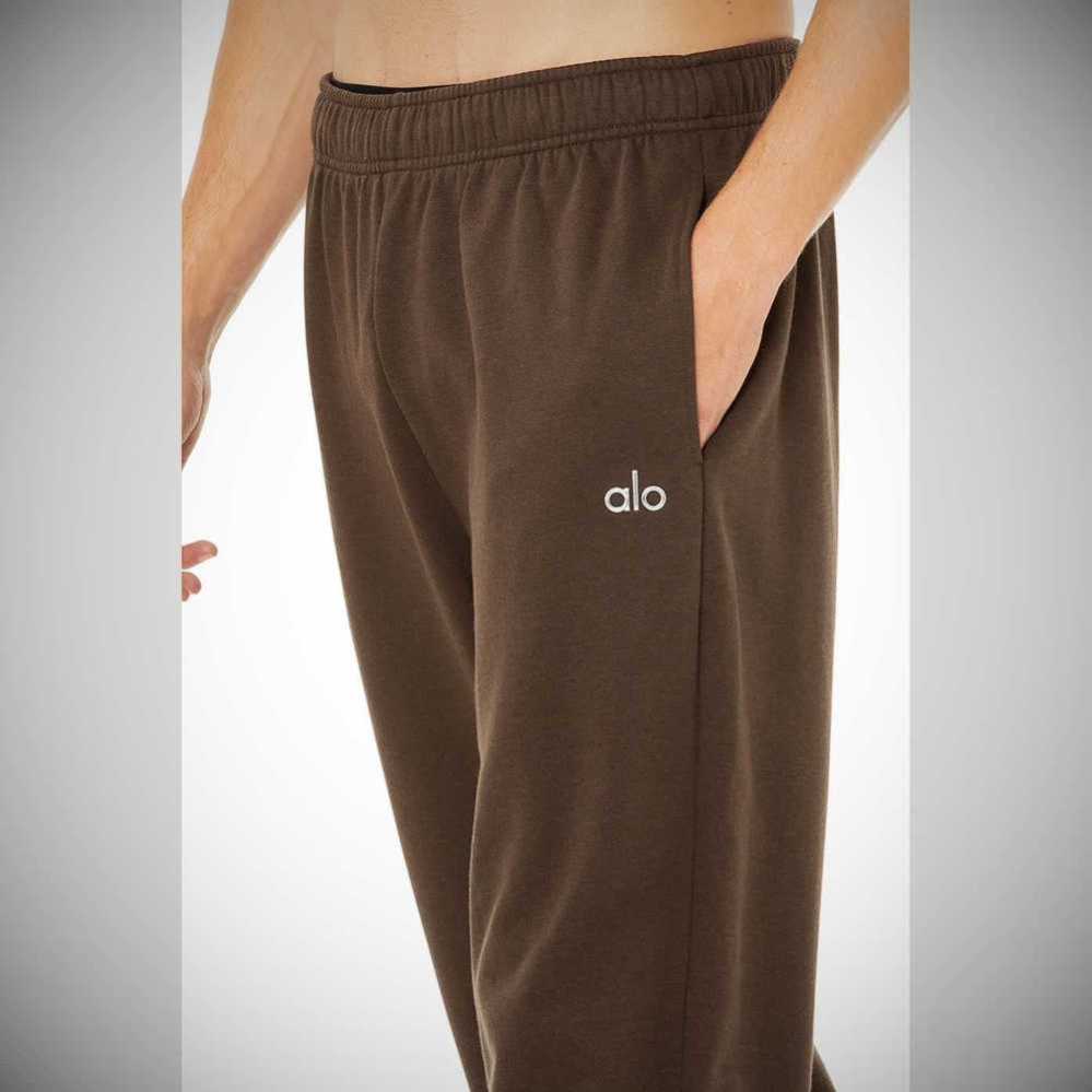 Alo Yoga Accolade Gerade Leg Sweathose Herren Kaffee | GIKFYN619