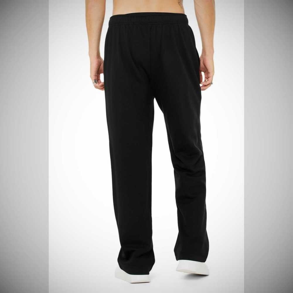 Alo Yoga Accolade Gerade Leg Sweathose Herren Schwarz | UALSVP863