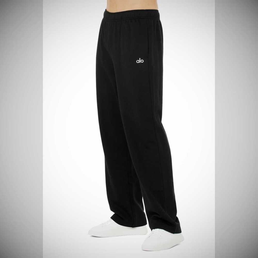 Alo Yoga Accolade Gerade Leg Sweathose Herren Schwarz | UALSVP863