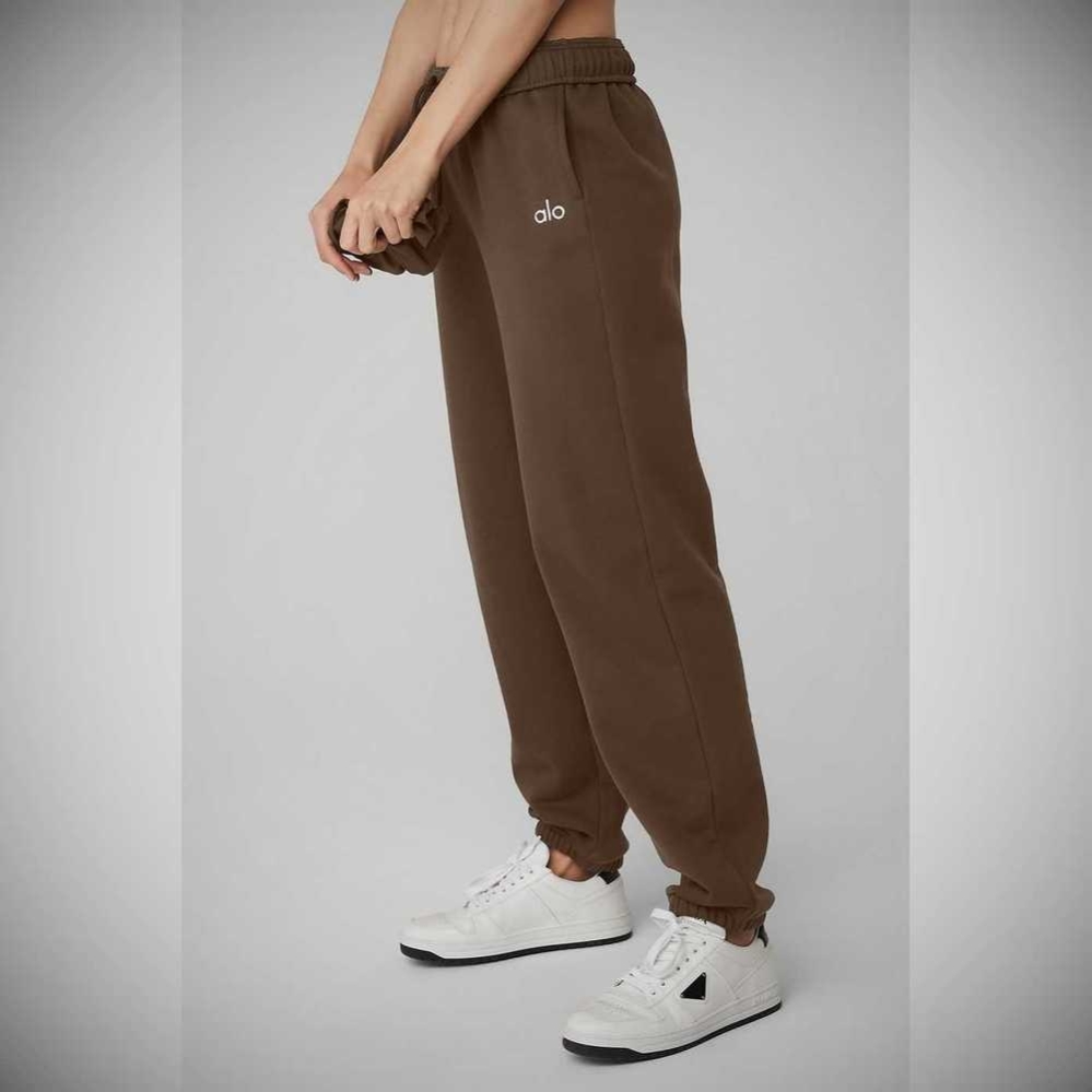 Alo Yoga Accolade Sweathose Damen Kaffee | OUWHGF984