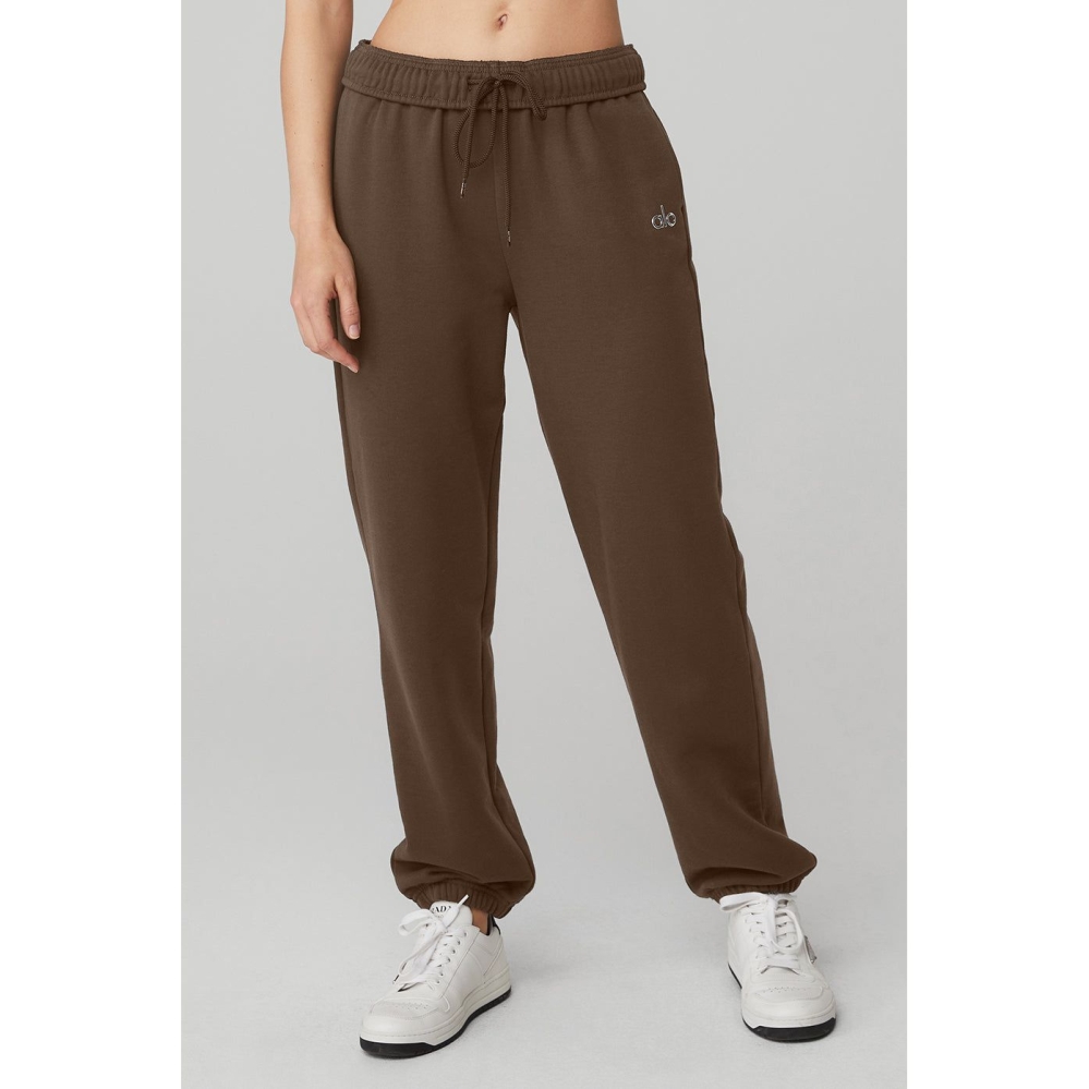 Alo Yoga Accolade Sweathose Damen Kaffee | OUWHGF984