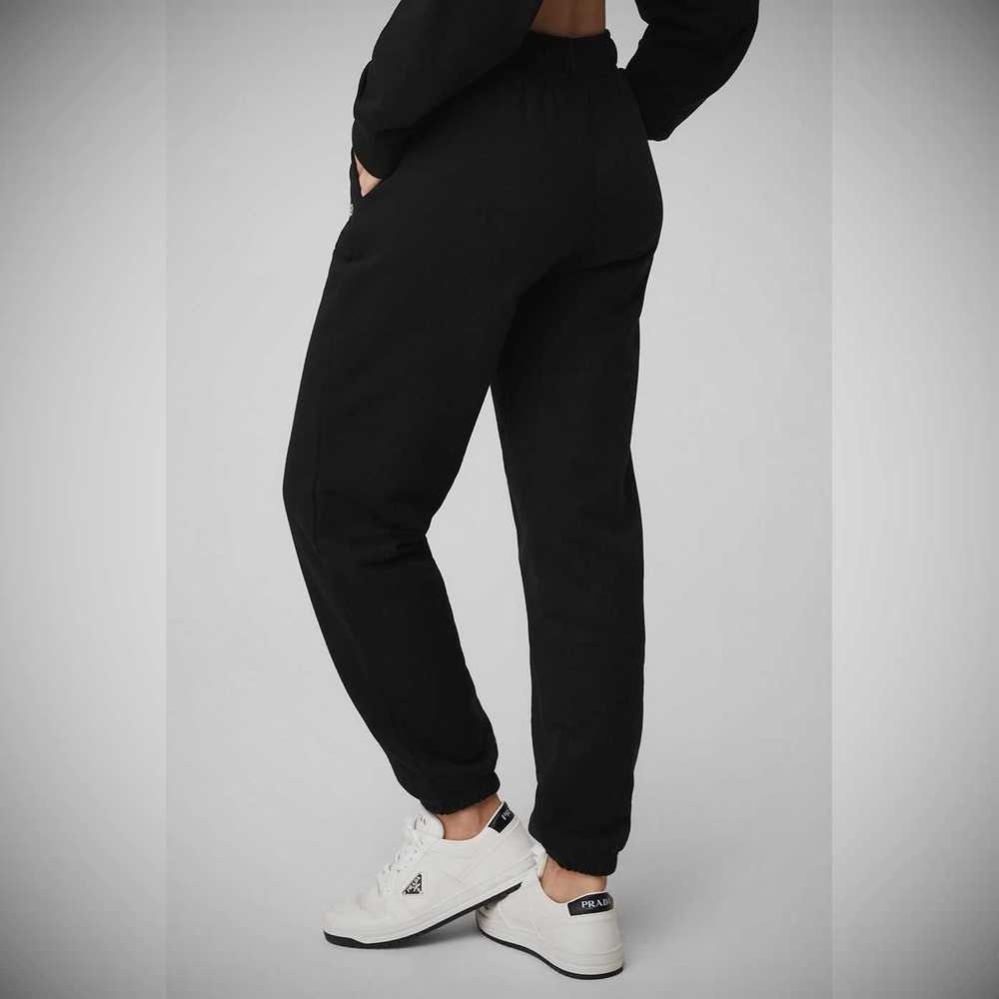 Alo Yoga Accolade Sweathose Damen Schwarz | GZOTES908