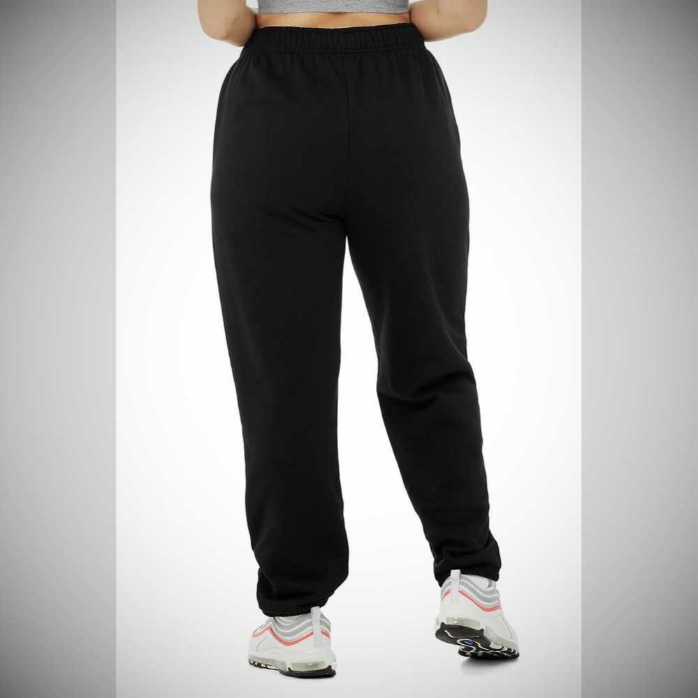 Alo Yoga Accolade Sweathose Damen Schwarz | GZOTES908