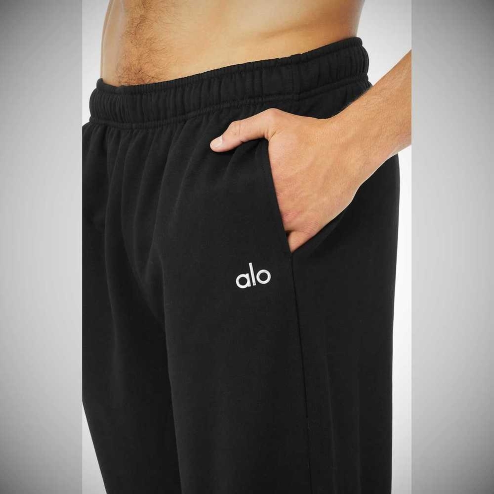 Alo Yoga Accolade Sweathose Herren Schwarz | ZGFXEV329