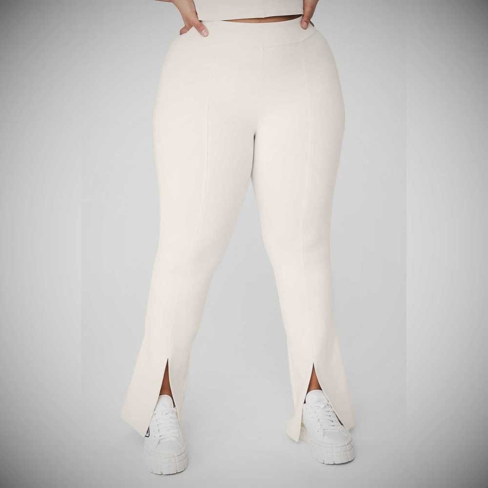 Alo Yoga Airbrush High-Taille 7/8 Flutter Leggings Damen Weiß | JRXALB063