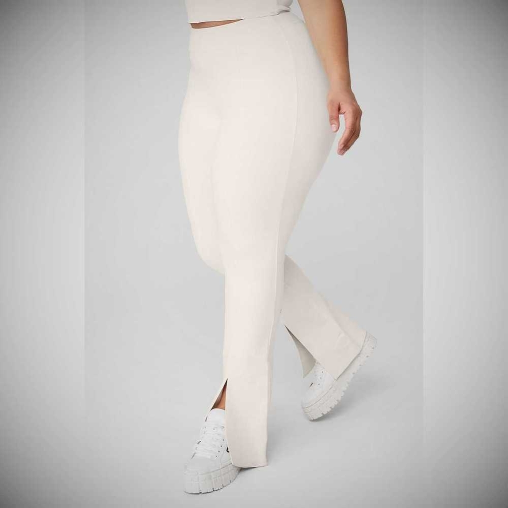 Alo Yoga Airbrush High-Taille 7/8 Flutter Leggings Damen Weiß | JRXALB063