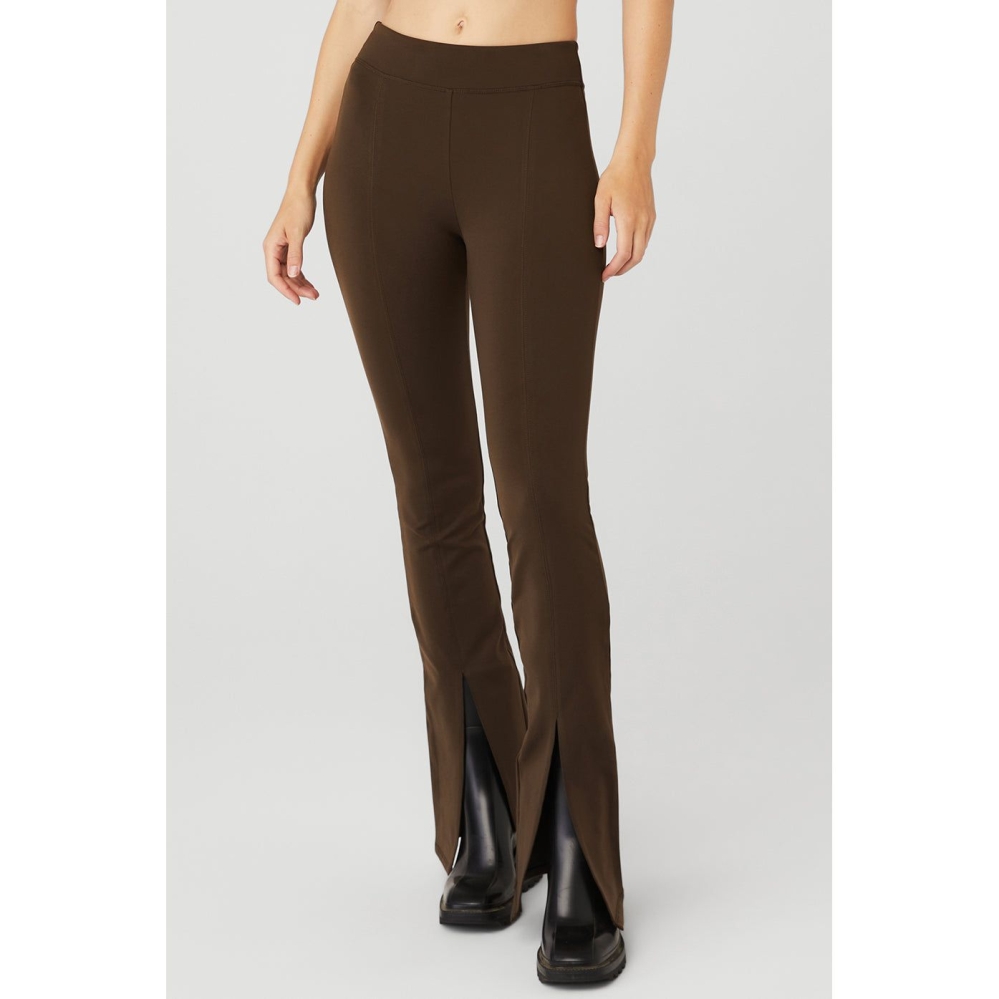 Alo Yoga Airbrush High-Taille Flutter Leggings Damen Kaffee | ODNKFJ684