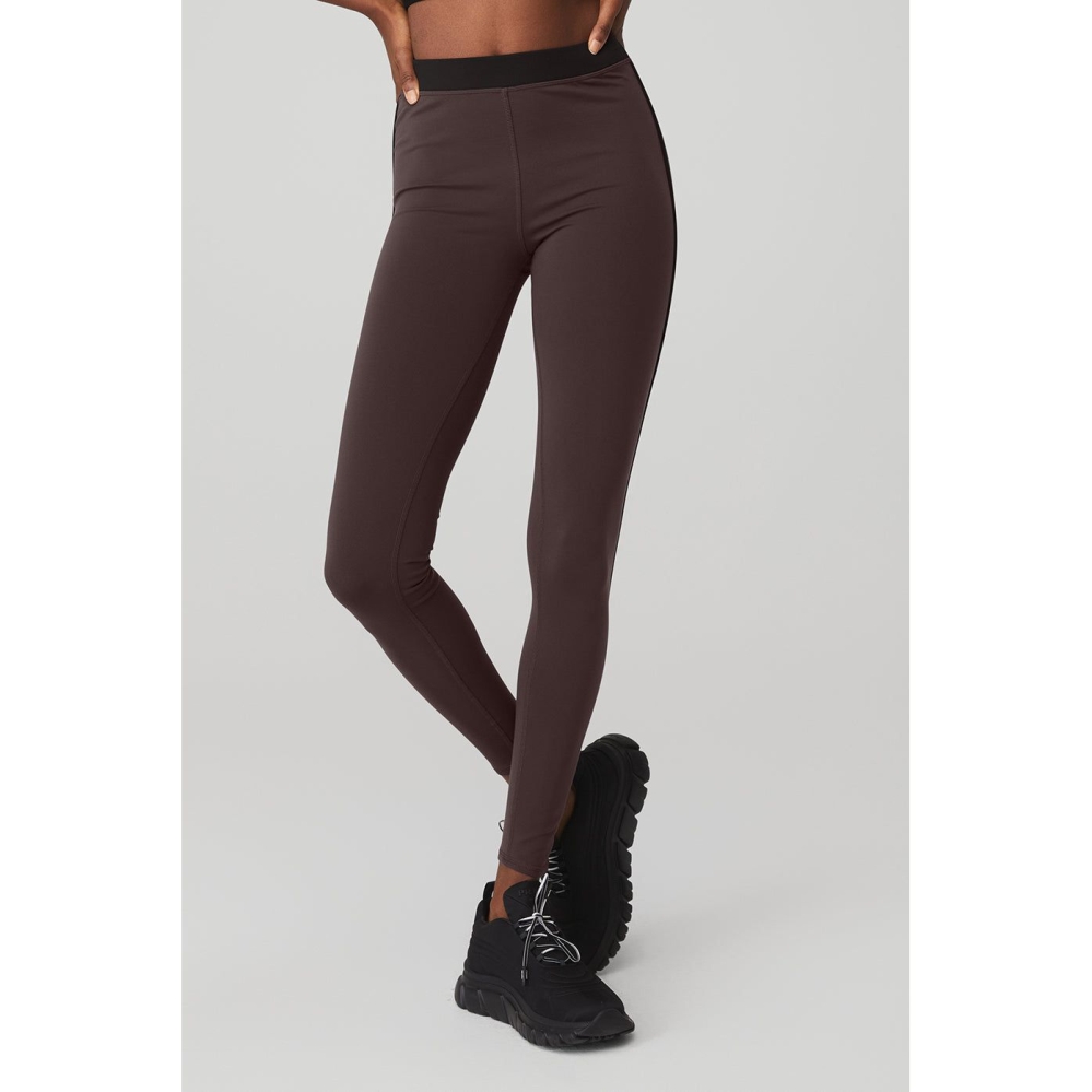 Alo Yoga Airbrush High-Taille Streamlined Leggings Damen Lila Grau Schwarz | YPBTSI741