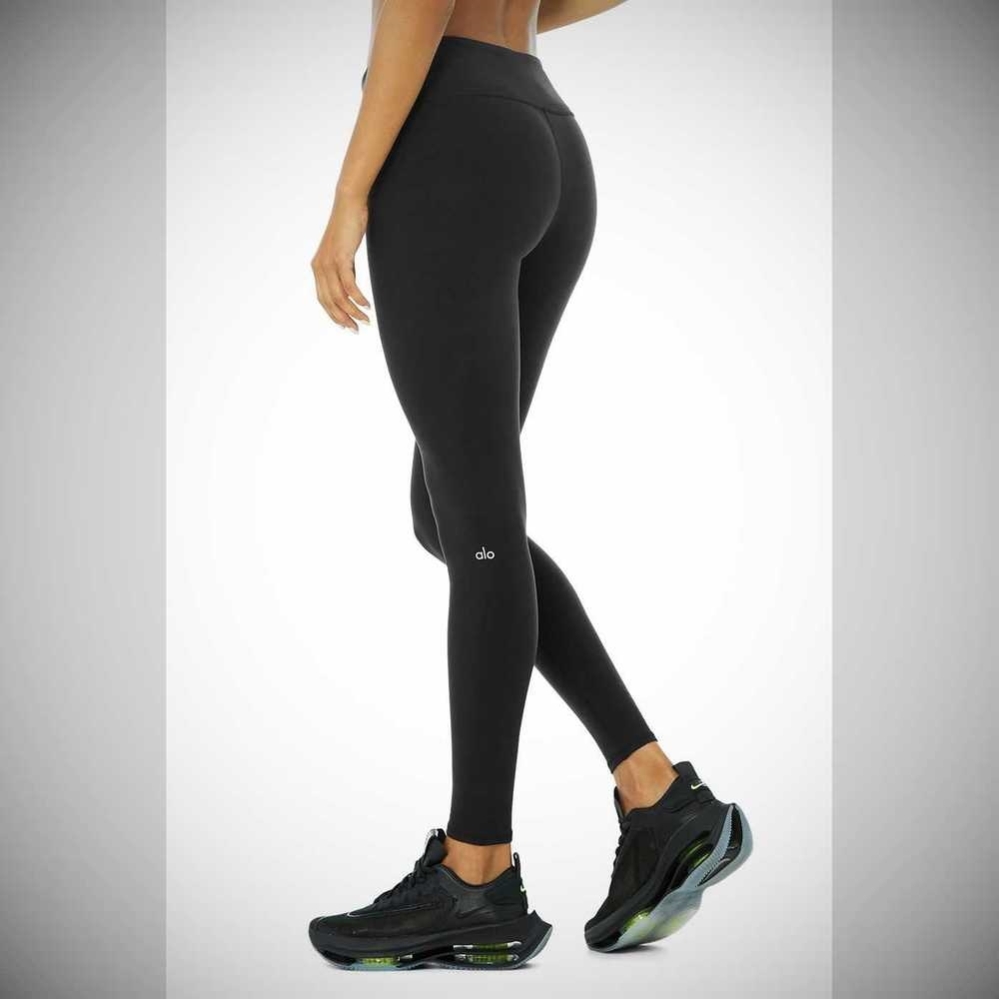 Alo Yoga Airbrush Leggings Damen Schwarz | EDSPUQ572