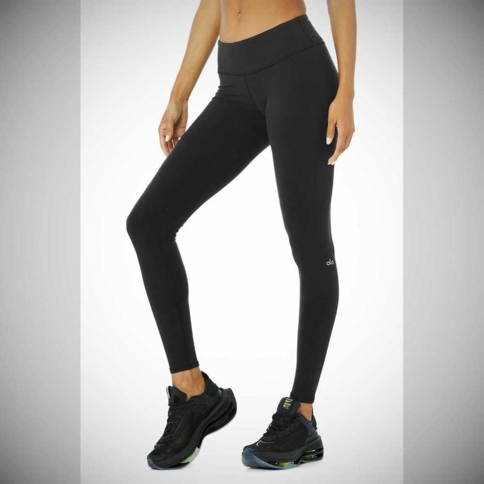 Alo Yoga Airbrush Leggings Damen Schwarz | EDSPUQ572