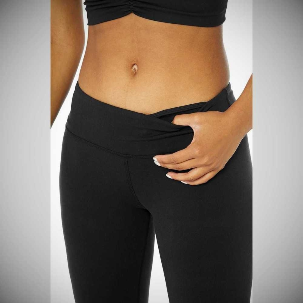 Alo Yoga Airbrush Leggings Damen Schwarz | EDSPUQ572