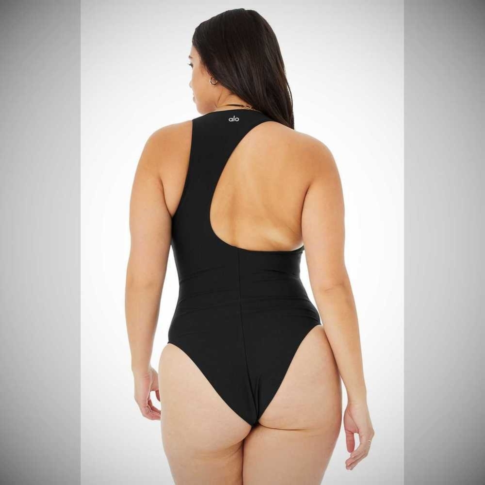 Alo Yoga Airlift Barre Bodys Damen Schwarz | OIFZNV170